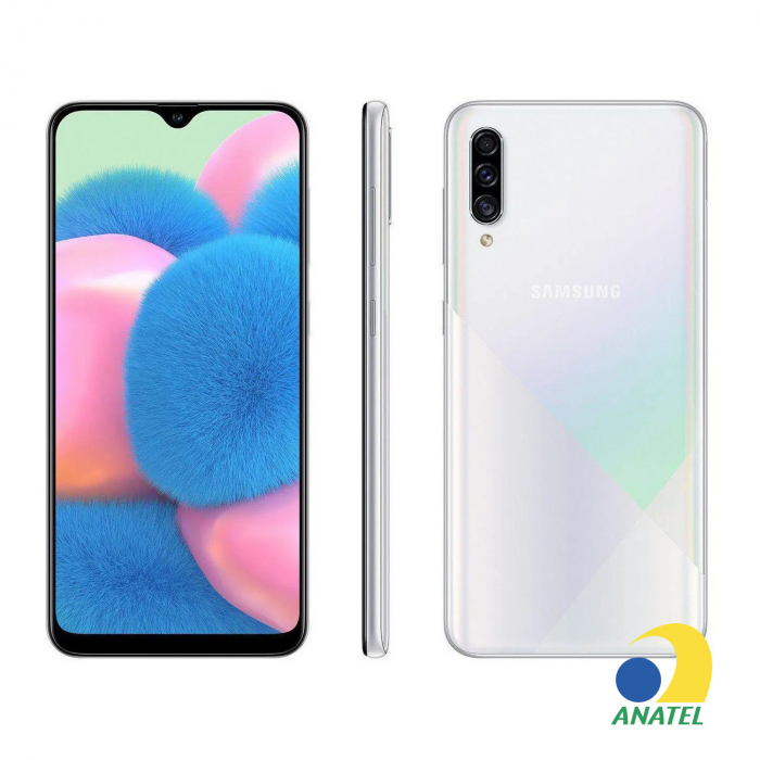 Galaxy A30s 64GB Branco com Tela 6.4" e Câmera Tripla de 25MP