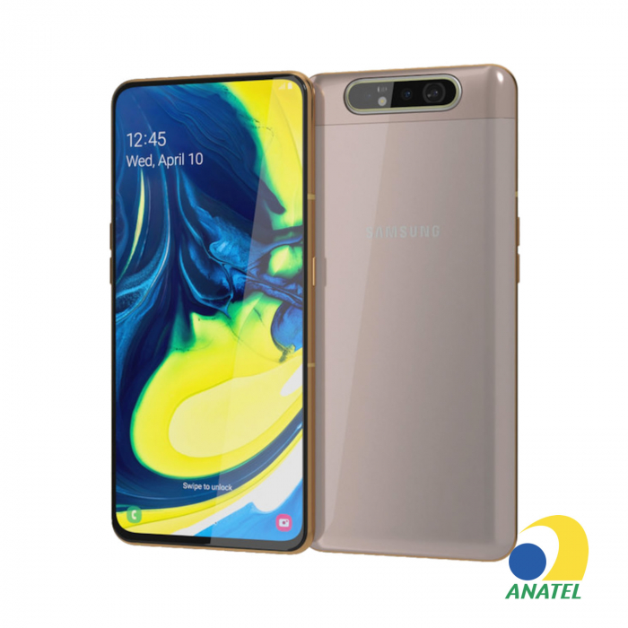 Galaxy A80 128GB Bege com Tela 6.7" e Câmera Quádrupla de 48MP