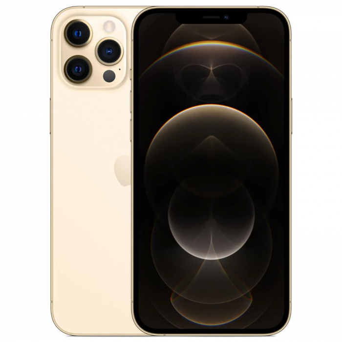 iPhone 12 Pro Max 512GB Dourado com Tela 6.7" e Câmera Tripla de 12MP