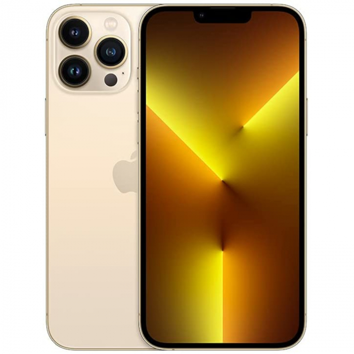 iPhone 13 Pro 256GB Dourado com Tela 6.06" e Câmera Tripla de 12MP