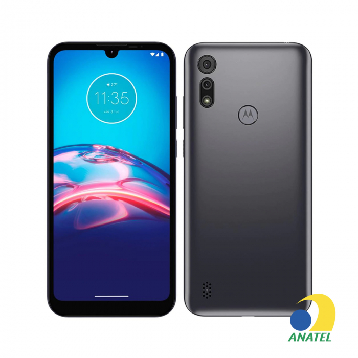 Moto 6i 32GB Cinza com Tela 6.1" e Câmera Dupla de 13MP