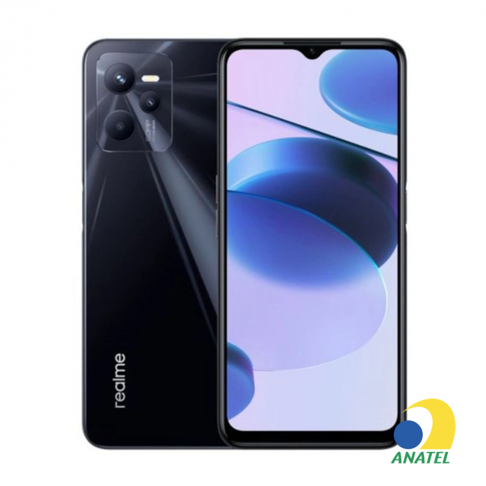 Realme C35 128GB Preto com Tela 6.60 e Câmera Tripla de 50MP