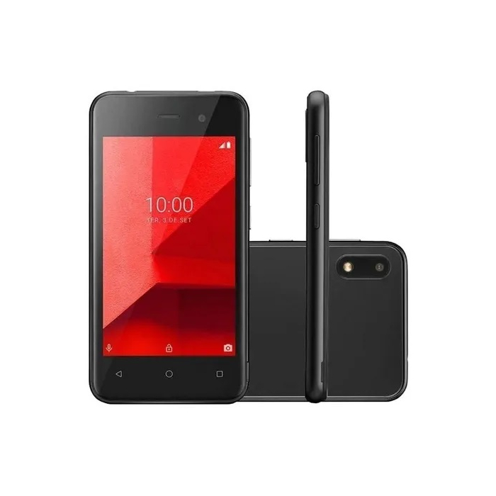 Multilaser E Lite 2 Tela 4,0'' 32GB Preto 3G Wi-Fi BT Dual Chip Android 10 (Go edition)