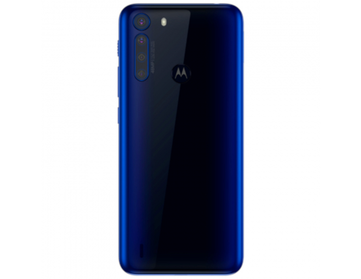 Moto One Fusion 128GB Azul Safira com Tela 6.5" e Câmera Quádrupla de 48MP