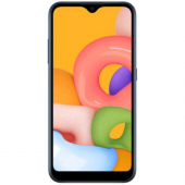 Galaxy A01 32GB Azul com Tela 5.5" e Câmera Dupla de 13MP