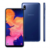 Galaxy A10 32GB Azul com Tela 6.2" e Câmera 13MP