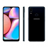 Galaxy A10s 32GB Preto com Tela 6.2" e Câmera Dupla de 13MP