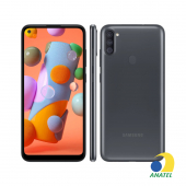 Galaxy A11 64GB Preto com Tela 6.4" e Câmera Tripla de 13MP