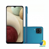 Galaxy A12 64GB Azul com Tela 6.5" e Câmera Quádrupla de 48MP