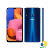 Galaxy A20s 32GB Azul com Tela 6.5" e Câmera Tripla de 13MP