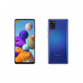 Galaxy A21s 64GB Azul com Tela 6.5" e Câmera Quádrupla de 48MP