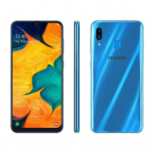 Galaxy A30 64GB Azul com Tela 6.4" e Câmera Dupla de 16MP