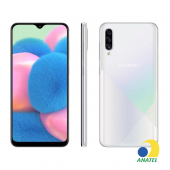 Galaxy A30s 64GB Branco com Tela 6.4" e Câmera Tripla de 25MP