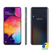 Galaxy A50 64GB Preto com Tela 6.4" e Câmera Tripla de 25MP