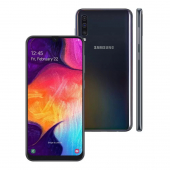 Galaxy A50 64GB Preto com Tela 6.4" e Câmera Tripla de 25MP