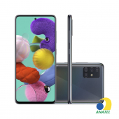 Galaxy A51 128GB Preto com Tela 6.5" e Câmera Quádrupla de 48MP