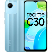 Realme C30 32GB Azul com Tela 6.5 e Câmera 8MP