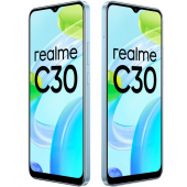 Realme C30 32GB Azul com Tela 6.5 e Câmera 8MP
